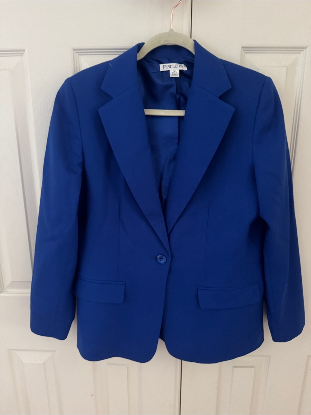 Pendleton Cobalt Blue Single-Button Blazer